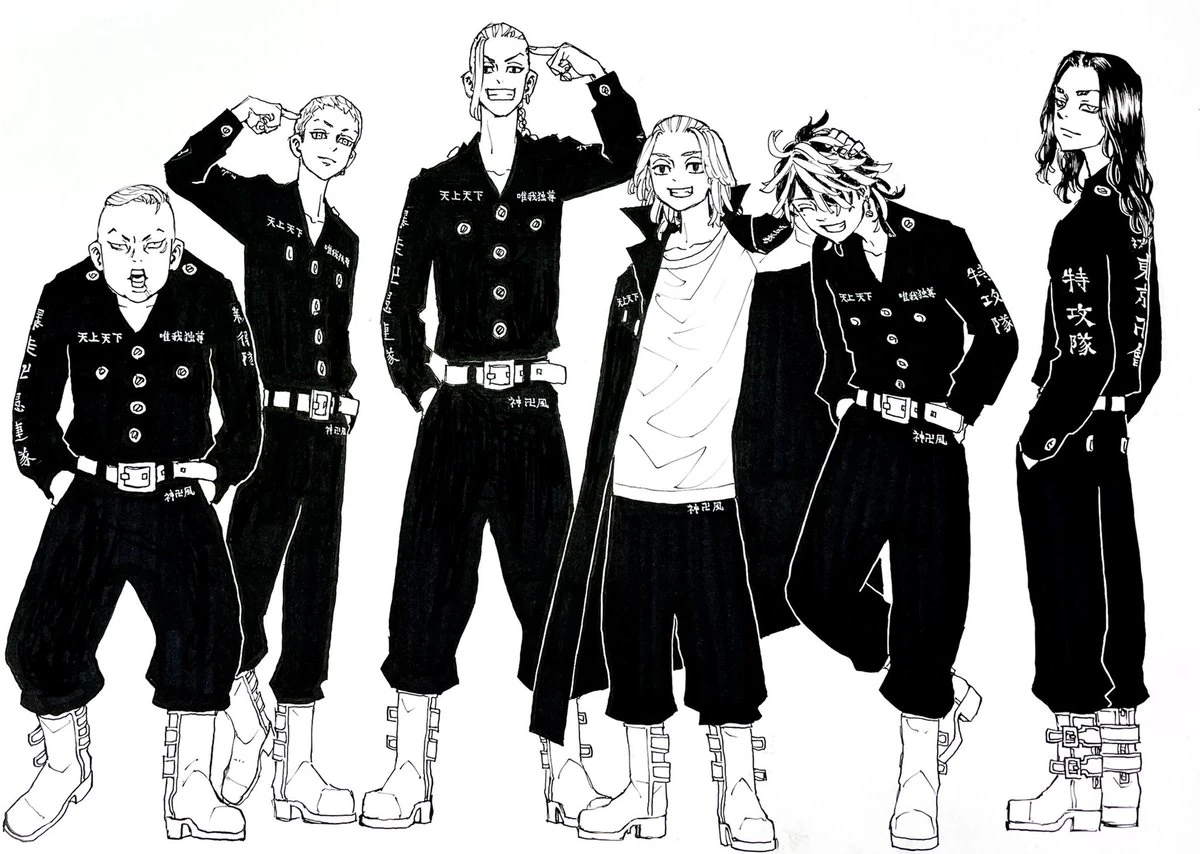 The Six members Of The Founding members Of Tokyo Manji Gang Fandom