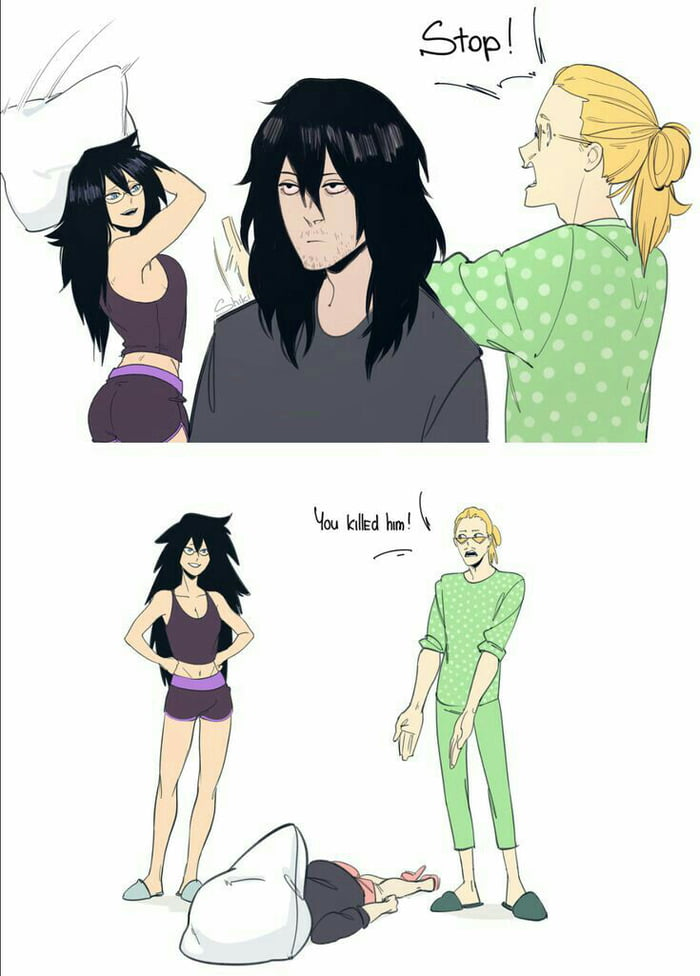 Just a typical sleepover with Midnight, Aizawa, and Mic XD Fandom.