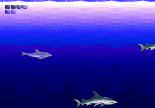 Ecco the Dolphin swims in a sea of animated glitches