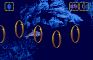 The rings make a melody as Ecco swims through each of them.