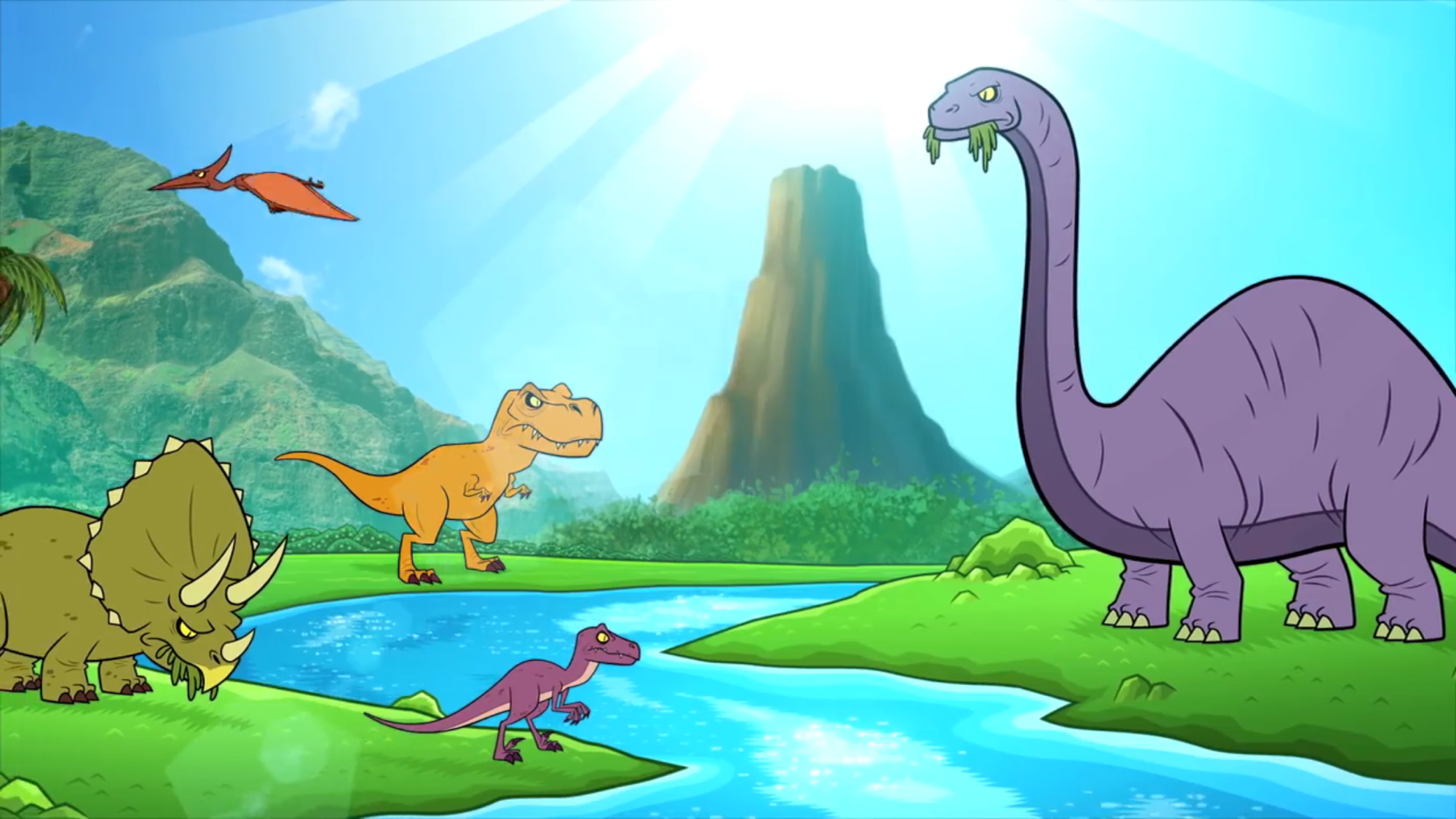 100 дней на остров динозавров. Остров динозавров. Остров динозавров для ребенка. Динозавриха. Игра с островом динозавров.