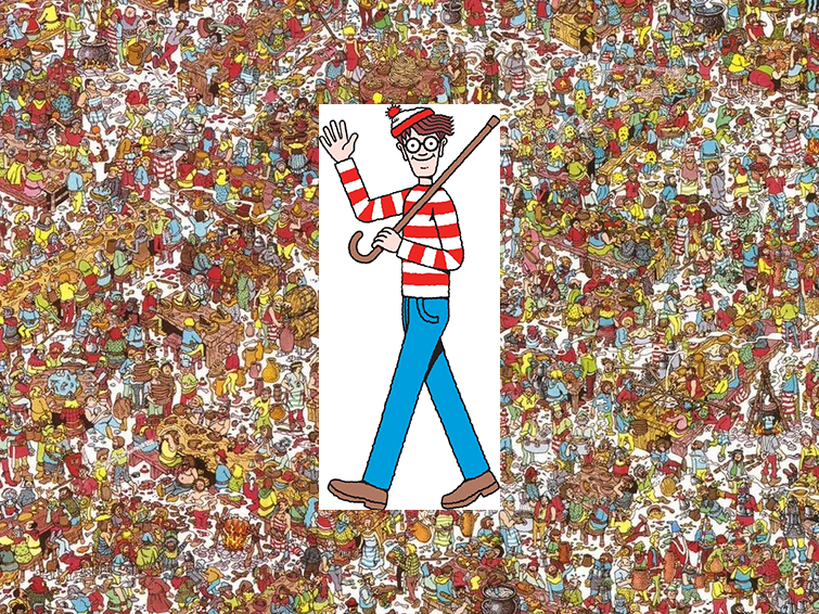 A where’s Waldo photo but Waldo was photoshopped out | Fandom