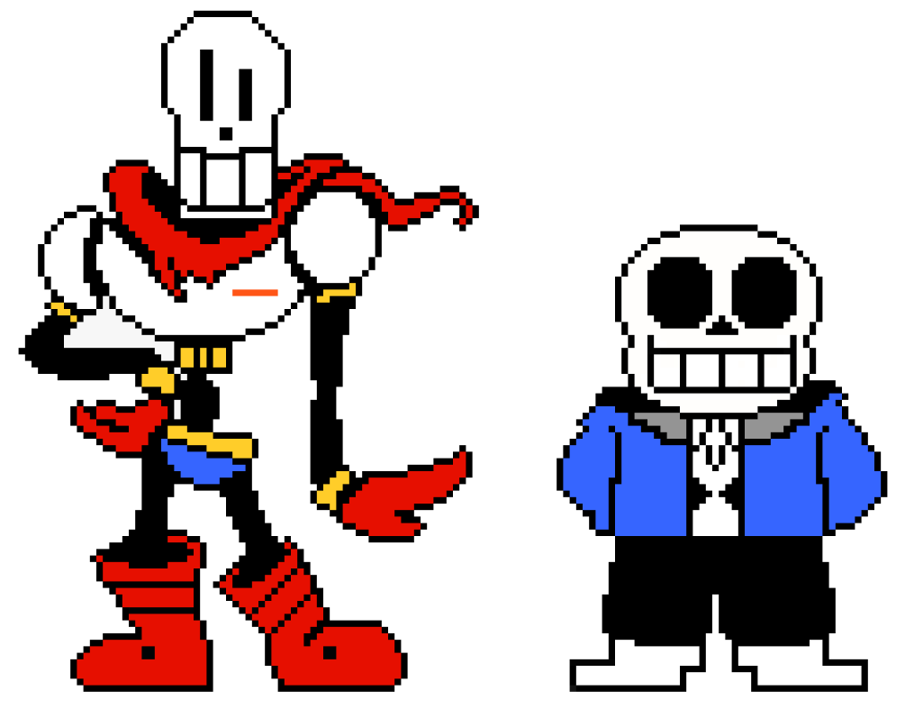 Made a Sans sprite that uses his battle sprite proportions