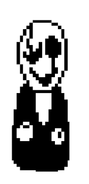 Door undertale 32x32 gaster pixel art