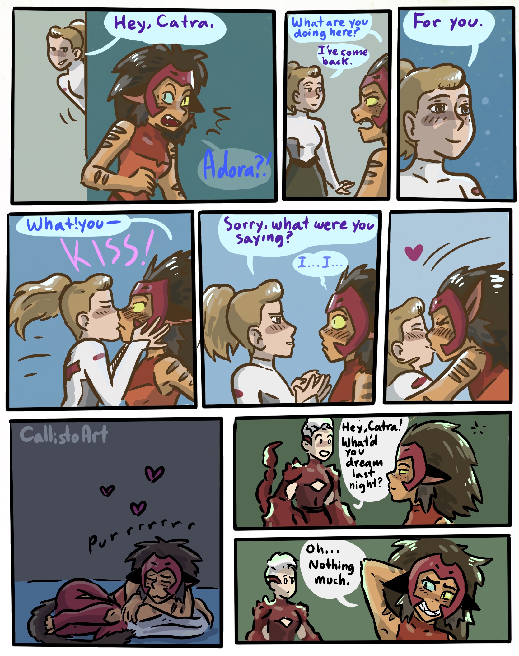 Adora x catra comic