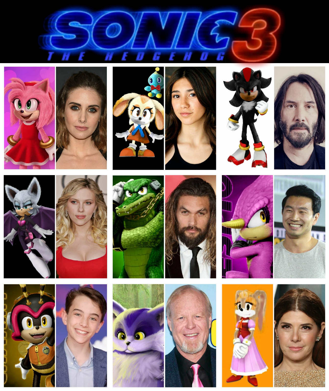 Sonic The Hedgehog 3 2024 Cast Judye Quintilla