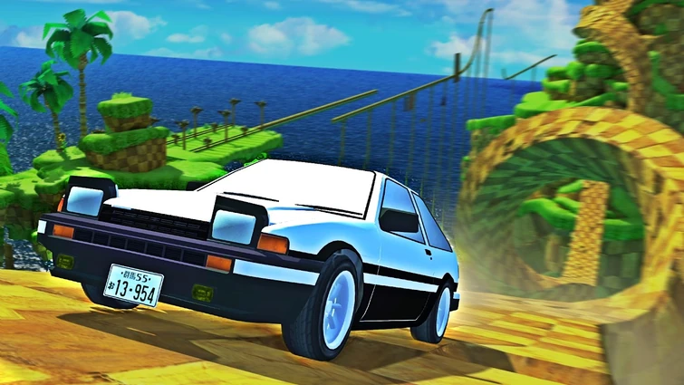 Sonic Generations: Initial D Toyota 'AE86' Trueno MOD