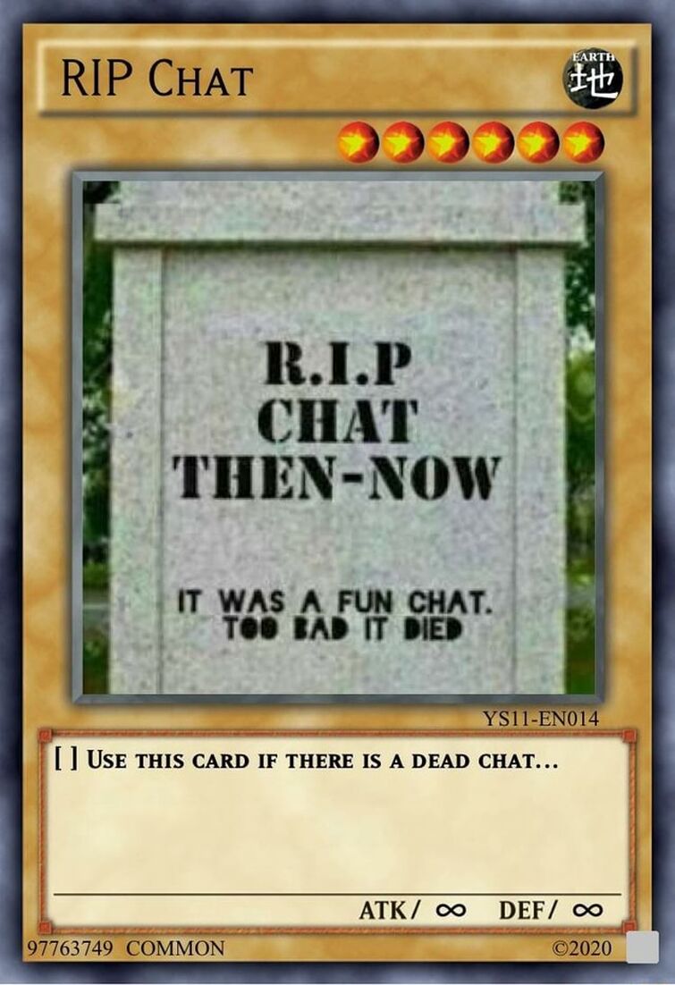 Dead chat