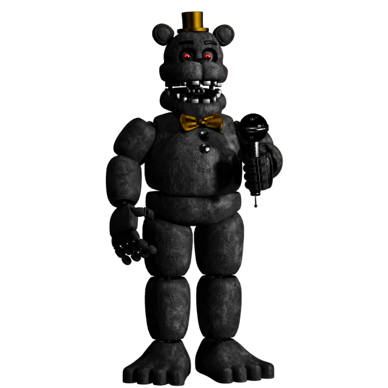 I edited Fredbear to make him look like Un-Nightmare. (Nightbear)