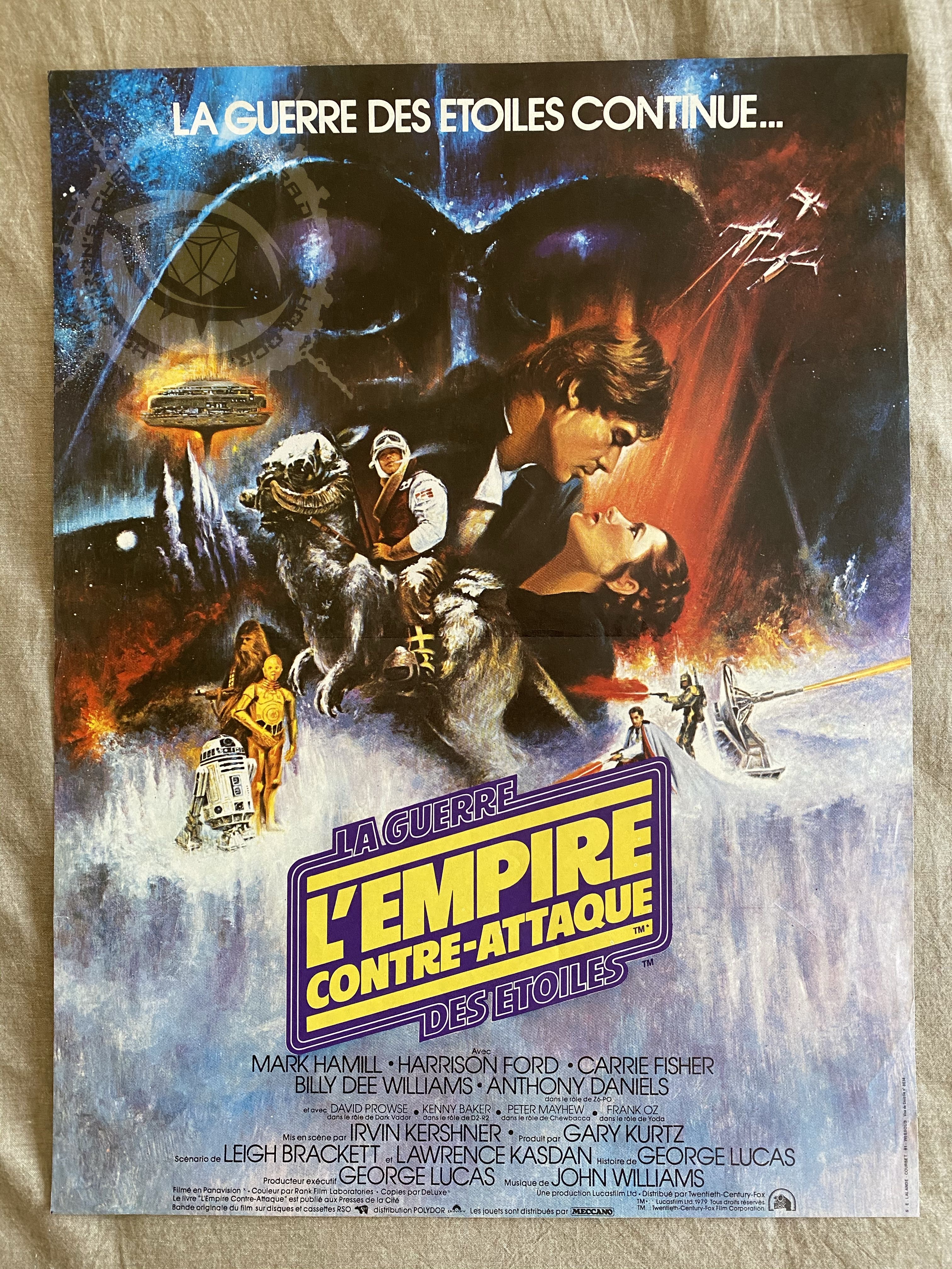 The Empire Strikes Back Theatrical Poster France 1980 Fandom