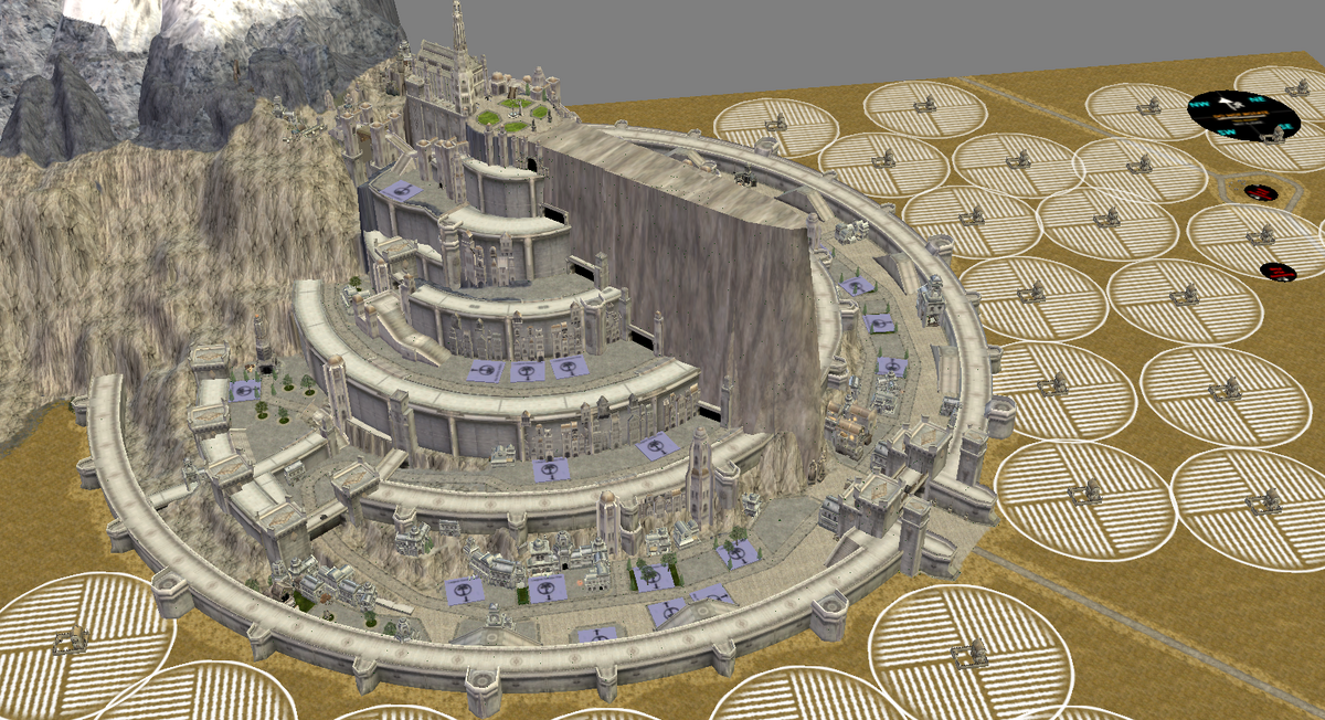 Finished - Minas Tirith STAGE 2  Gondor calls for aid!