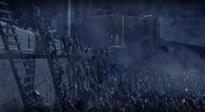 Isengard ladder helms deep