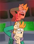 Edd's animation style (top) over Paul's (bottom)