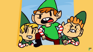 Hey boys! We elves are going on strike! So we ain't building no more toys until a-