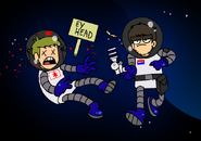 Hellucard and Paul in Space Face Part 1