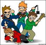 Edd fighting with Tom, Tord, and Matt