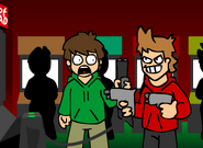 The trigger-happy Tord clone at the arcade.