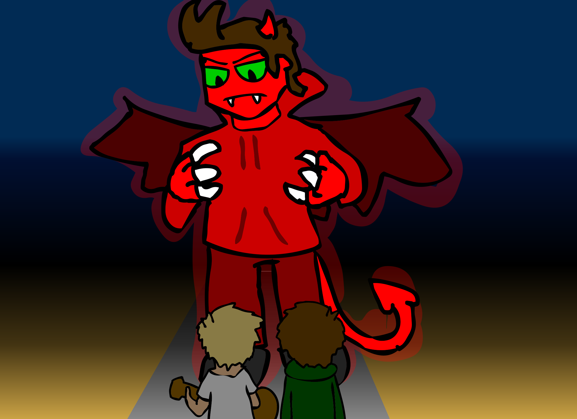 two red evil characters, who would win? : r/Eddsworld