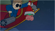 Tom drops Zanta off the sleigh.