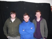 Edd, Tom, and Matt dressed as their Eddsworld counterparts, 2010.