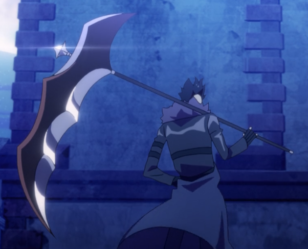 prompthunt anime guy hair death reaper scythe weapon smoke fantasy fight  white black