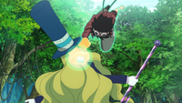 Shiki unable to punch Mora Anime
