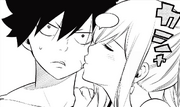 Rebecca kissed Shiki on the Cheek