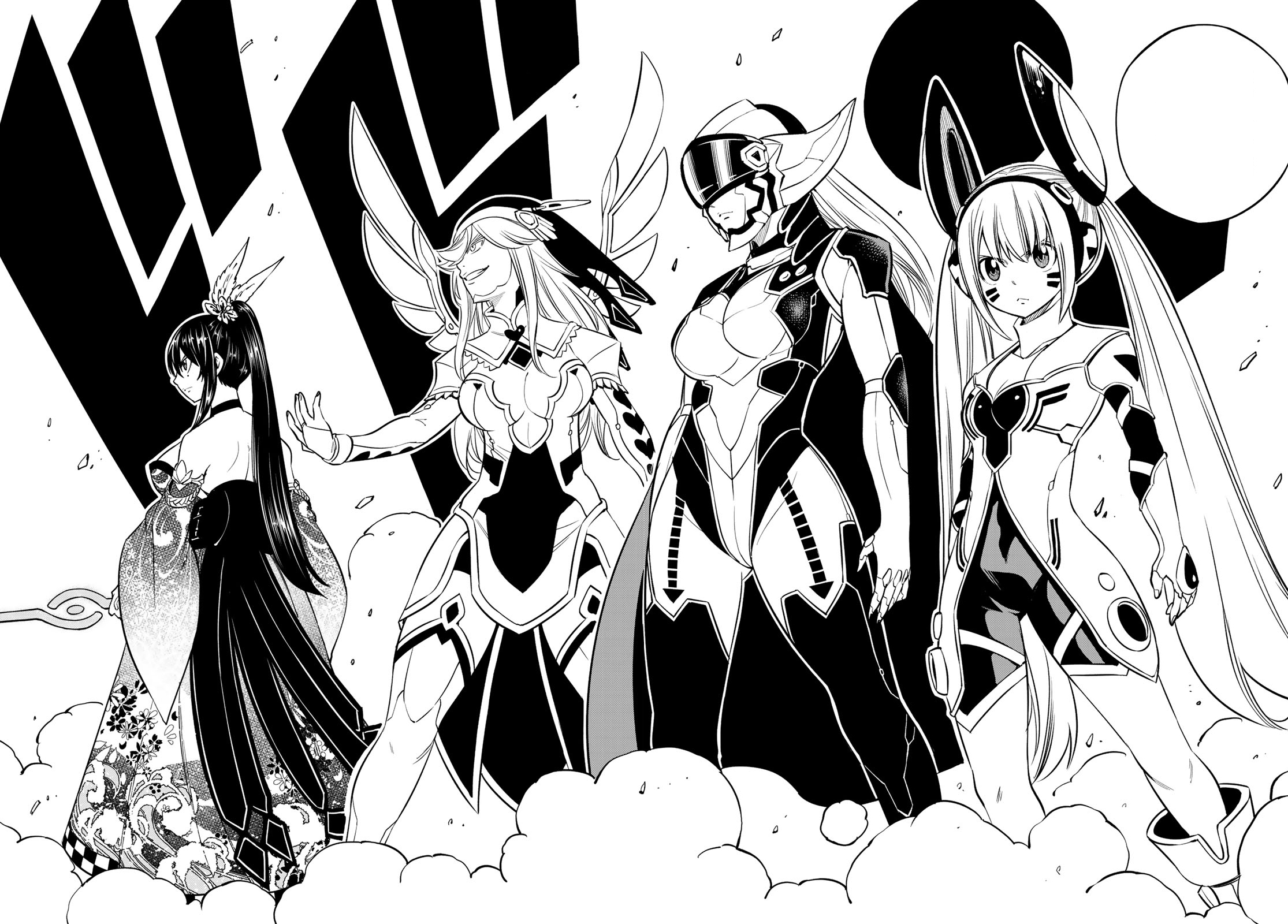 Element 4 vs. Demon King's Four Shining Stars! ✨ (via EDENS ZERO