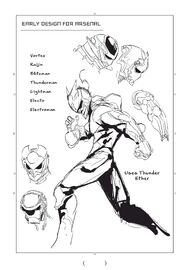 Early Design for the Arsenal Suit