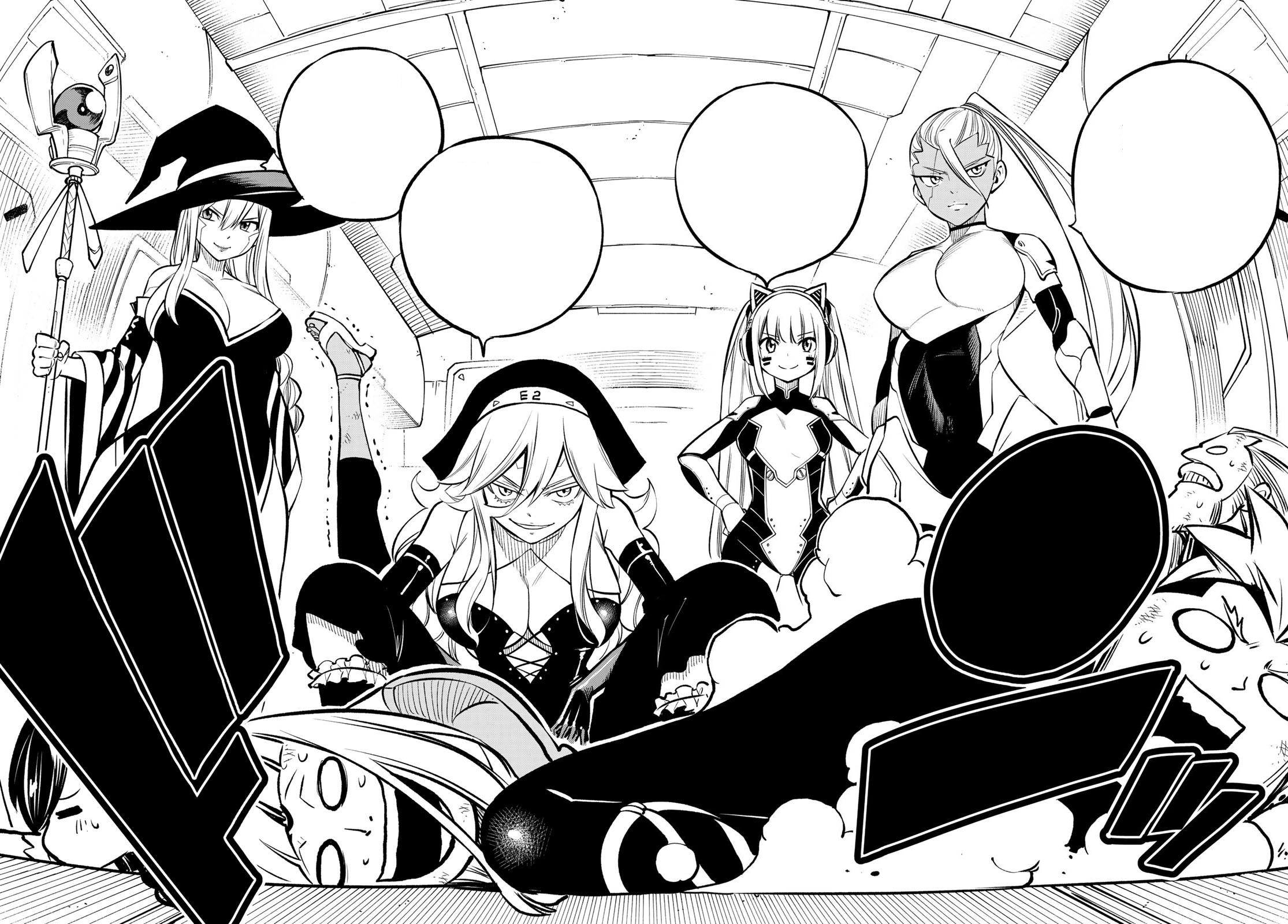 Element 4 vs. Demon King's Four Shining Stars! ✨ (via EDENS ZERO