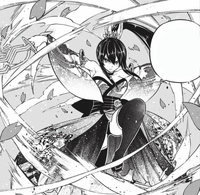 Homura repousse le vent de Sylphe