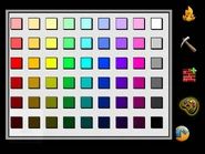 IMG 0996.png (50 KB) The menu for painting that comes up when the user taps the Paint icon. There are 54 colors/shades to chose from.