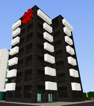 View from the bottom of the towers