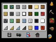 The Block Menu between versions 1.5 and 1.7.