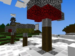 Tops of trees become white; ground near trunk is not snow-covered.