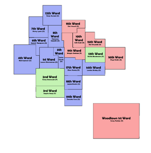 Eden City Wards Map