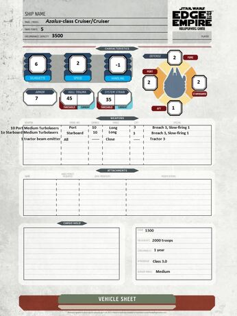 Azalus-class Cruiser | Edge, Age, Force, etc. Wiki | Fandom