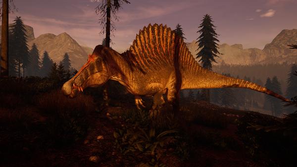 Chasing Spinosaurus - Wallpaper