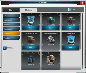 Store Platinum Prize Box 2.png (198 KB) But General's Orders fall under the Combat tab.