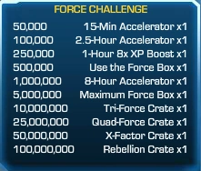 Force Challenge 30