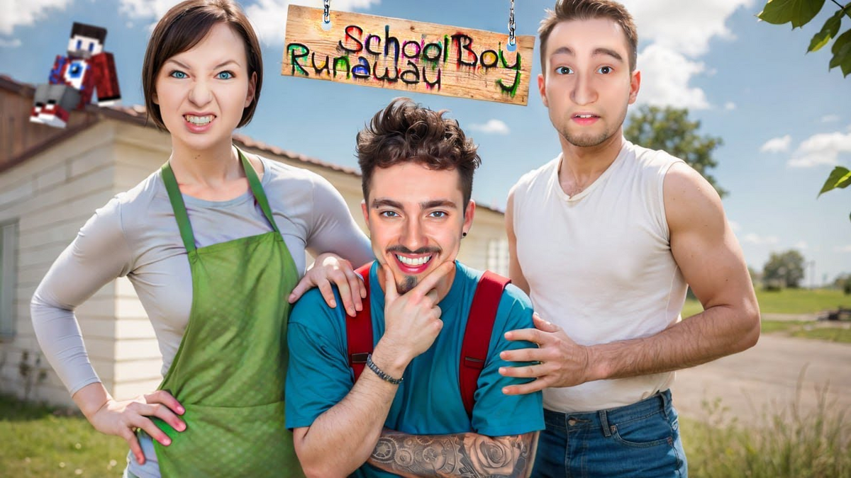СБЕГАЮ ОТ ЗЛЫХ РОДИТЕЛЕЙ В SCHOOLBOY RUNAAWAY В МАЙНКРАФТ! | Эдисон ...