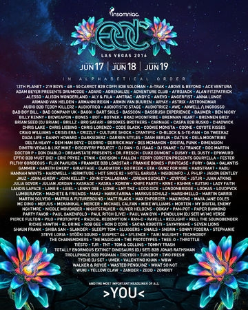 electric daisy carnival las vegas 2016