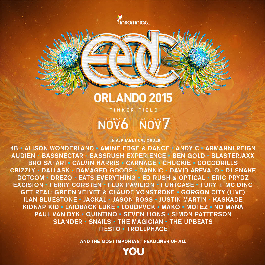 Electric Daisy Carnival Orlando 2015 EDM Wiki Fandom