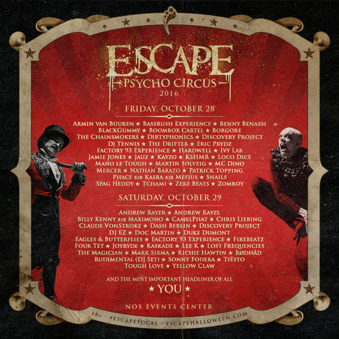 Escape Halloween 2016 EDM Wiki Fandom