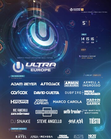 Ultra Music Festival Europe 17 Edm Wiki Fandom