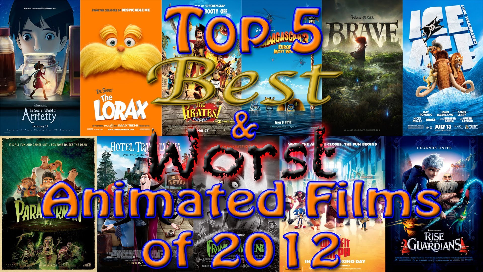Top 5 Best & Worst Animated Films of 2012 | Electric Dragon Productions  Wiki | Fandom