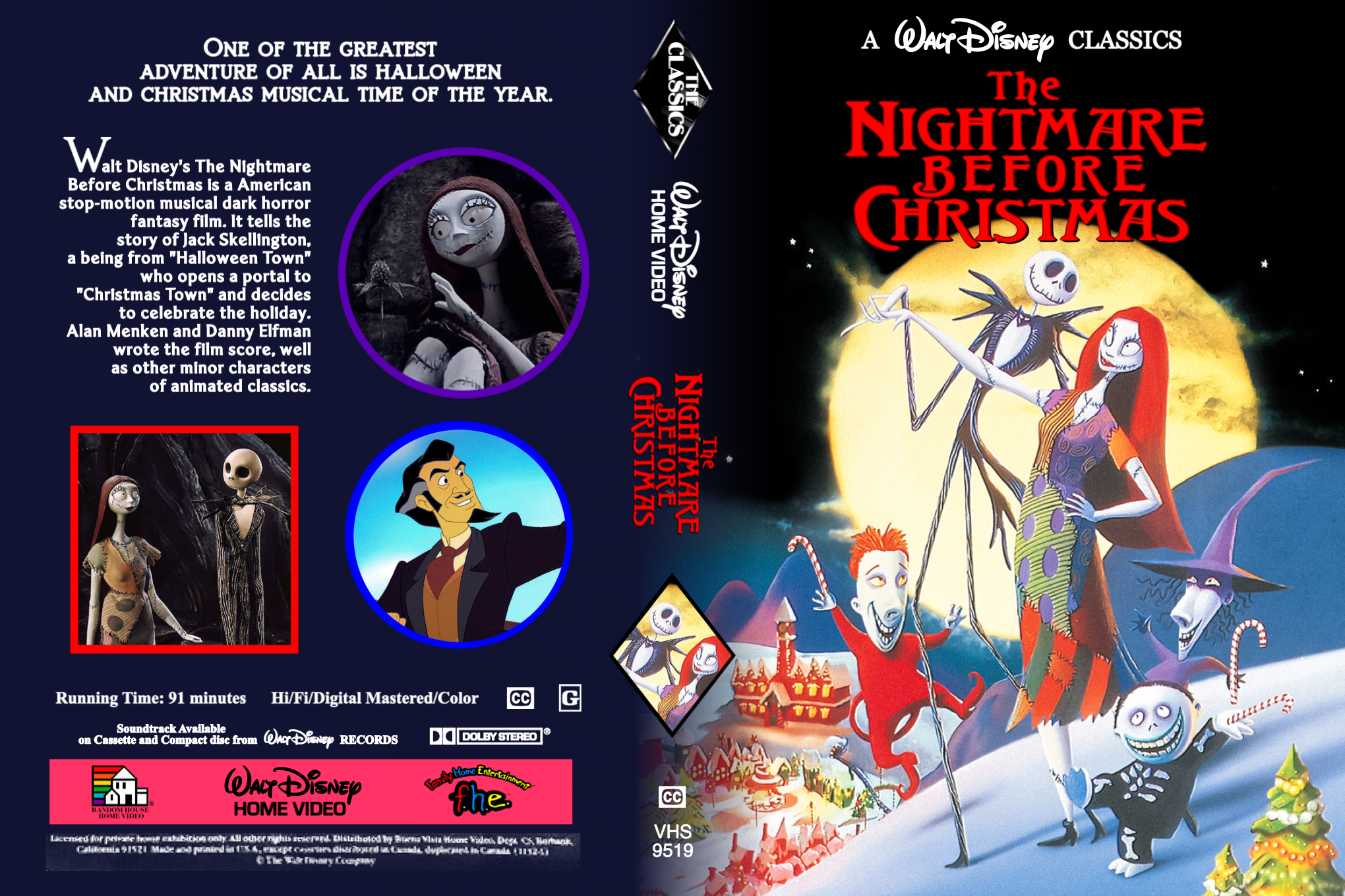 Checkers: Disney Tim Burton The Nightmare Before Christmas