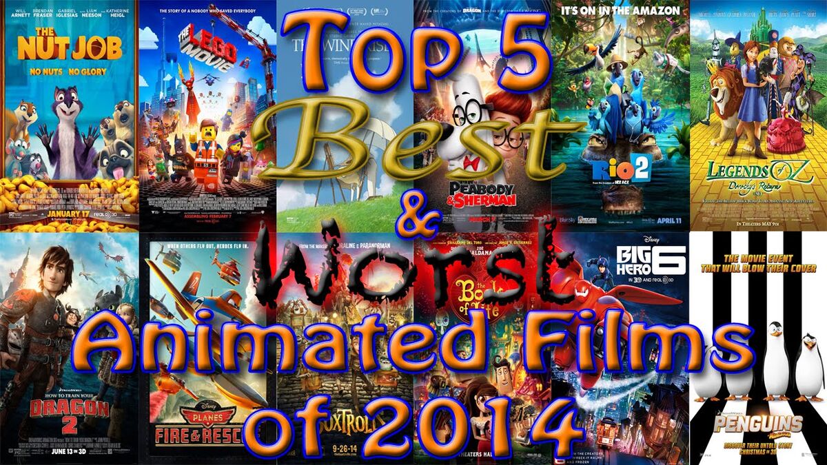 Top 5 Best & Worst Animated Films of 2014 | Electric Dragon Productions ...