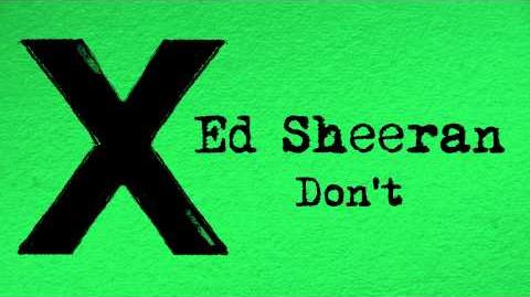 Don't (Ed Sheeran song) - Wikipedia