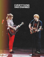 Ed Sheeran and Taylor Swift perform Everything Has Changed